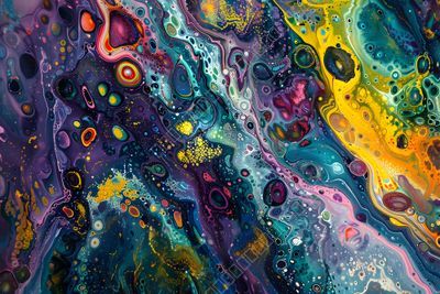 Kosmische Fluidität: Abstrakte Zellstrukturen